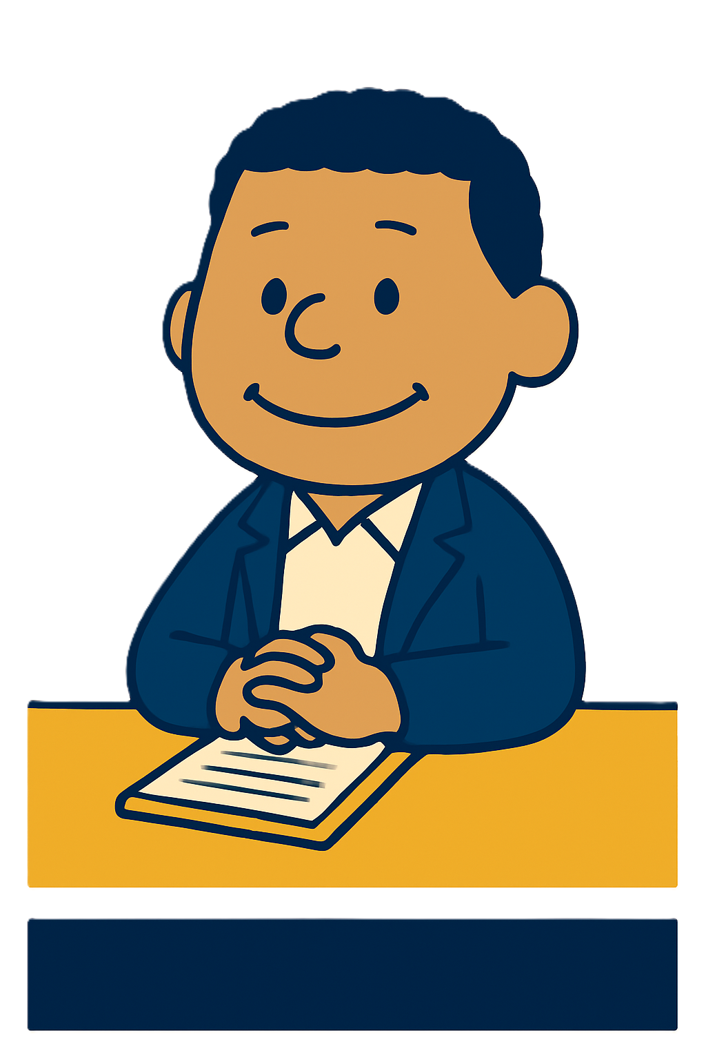 Dispute Doctor Peanuts Sitting at Desk